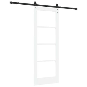 Συρόμενη Πόρτα ORKDAL Λευκό και Μαύρο 73,5 x 198,5 εκ. - Pakobazaar