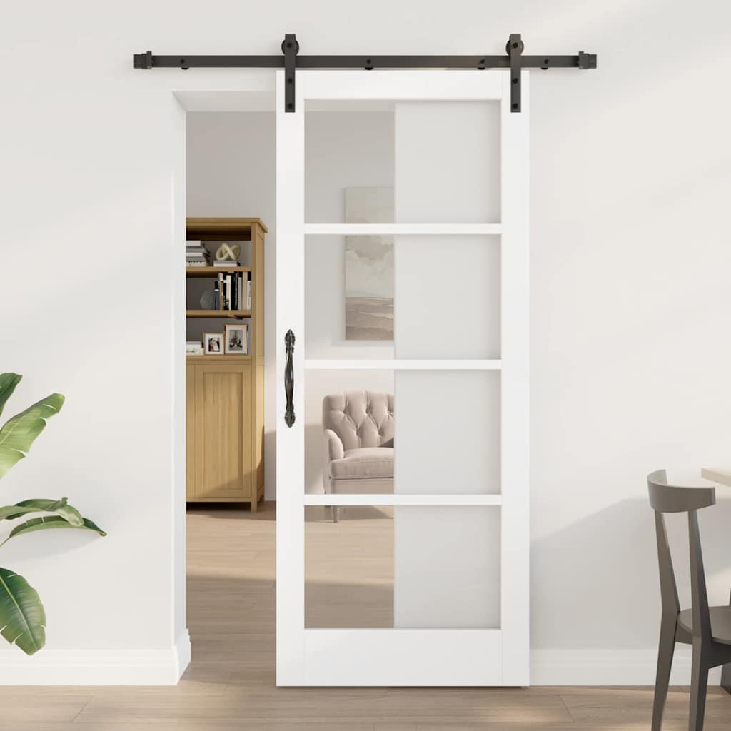 Συρόμενη Πόρτα ORKDAL Λευκό 83 x 202 εκ. - Pakobazaar