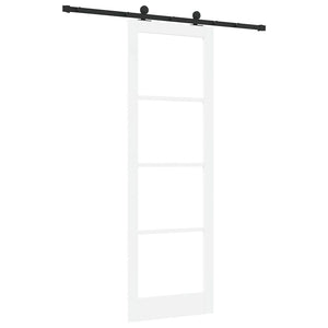 Συρόμενη Πόρτα ORKDAL Λευκό και Μαύρο 78 x 232 cm
