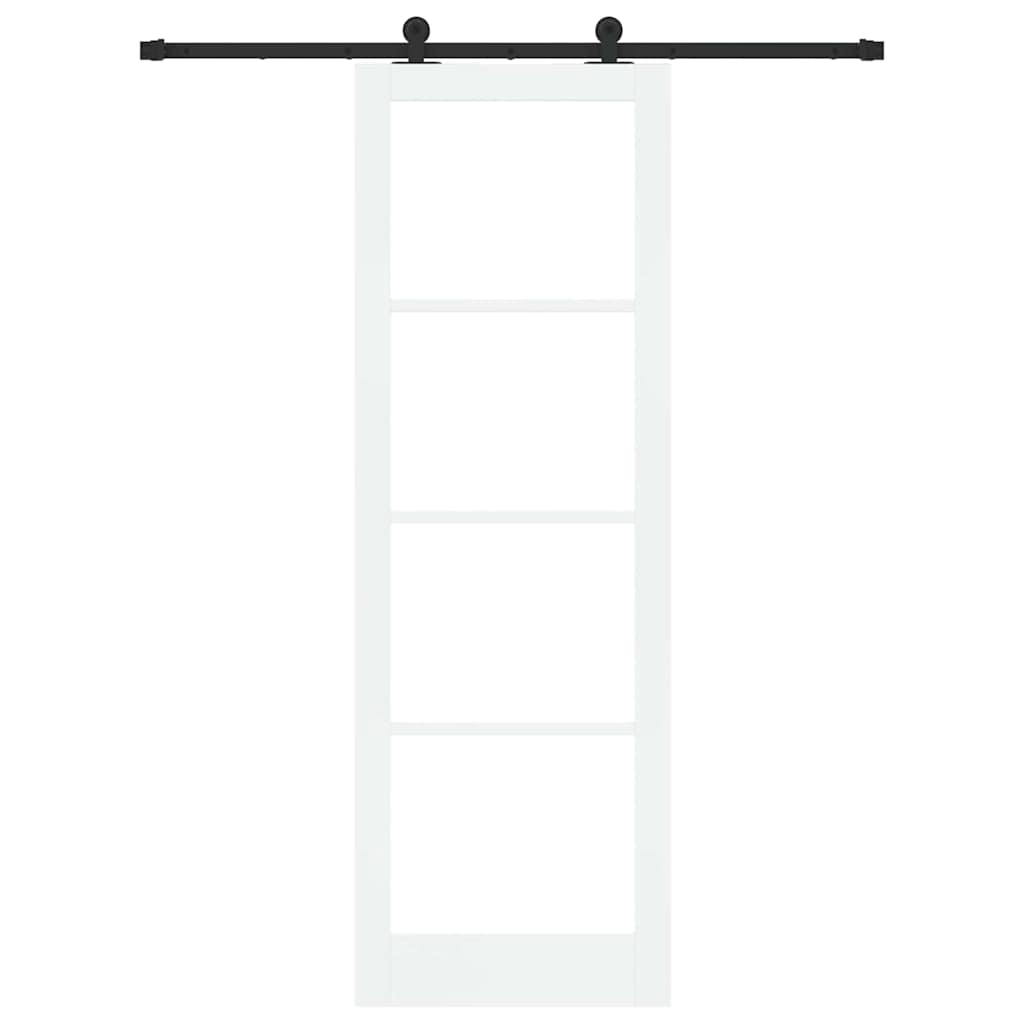Συρόμενη Πόρτα ORKDAL Λευκό και Μαύρο 78 x 232 cm
