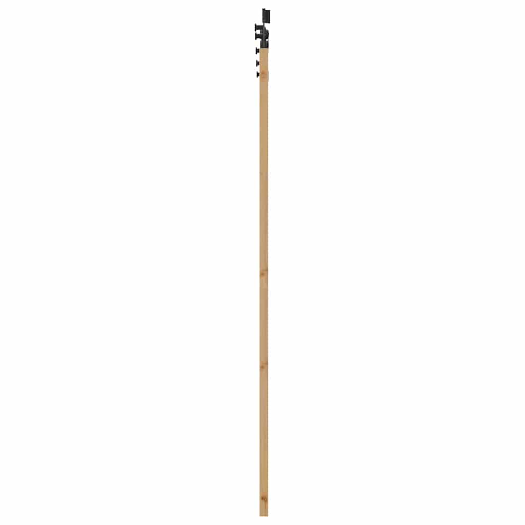 Συρόμενη Πόρτα ORKDAL 86 x 198,5 cm Μασίφ ξύλο πεύκου και γυαλί - Pakobazaar