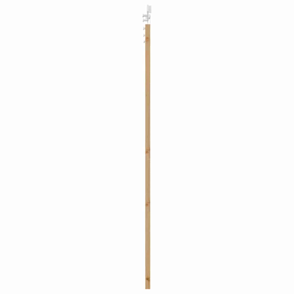 Συρόμενη Πόρτα ORKDAL 86 x 198,5 cm Μασίφ ξύλο πεύκου και γυαλί - Pakobazaar