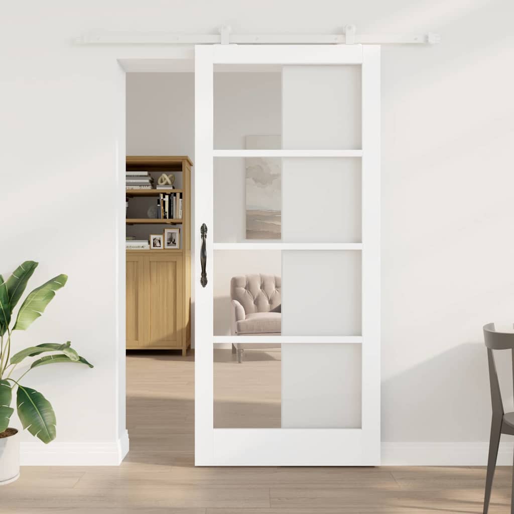 Συρόμενη Πόρτα ORKDAL Λευκό 93 x 211 εκ. - Pakobazaar