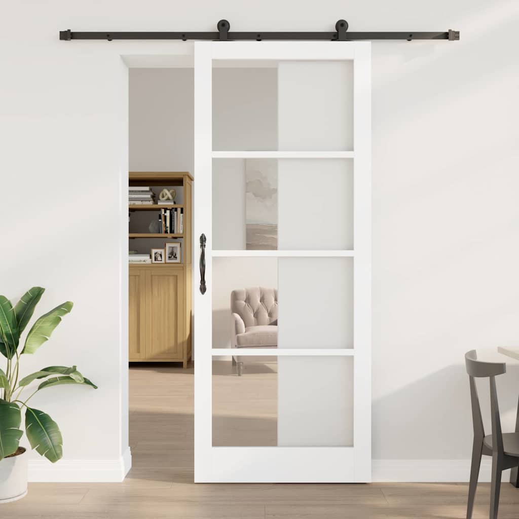 Συρόμενη Πόρτα ORKDAL Λευκό 93 x 232 εκ. - Pakobazaar