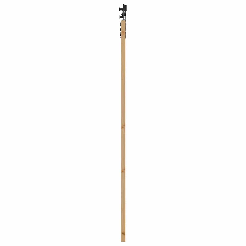 Συρόμενη Πόρτα ORKDAL 86 x 198,5 cm Μασίφ ξύλο πεύκου και γυαλί - Pakobazaar