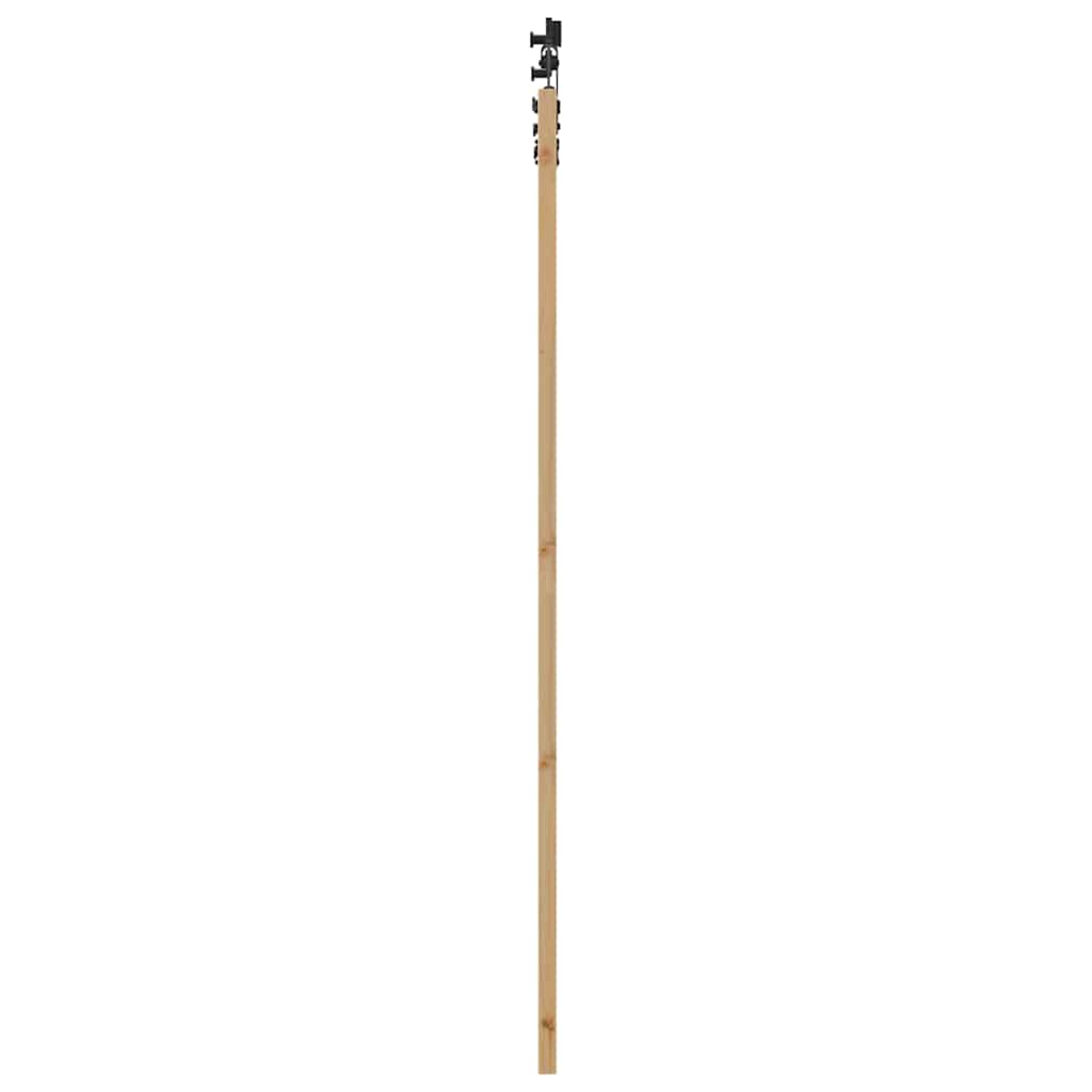 Συρόμενη Πόρτα ORKDAL 86 x 211 cm Μασίφ ξύλο πεύκου και γυαλί - Pakobazaar