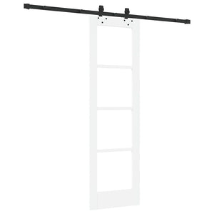 Συρόμενη Πόρτα ORKDAL Λευκό και Μαύρο 61 x 198,5 εκ. - Pakobazaar