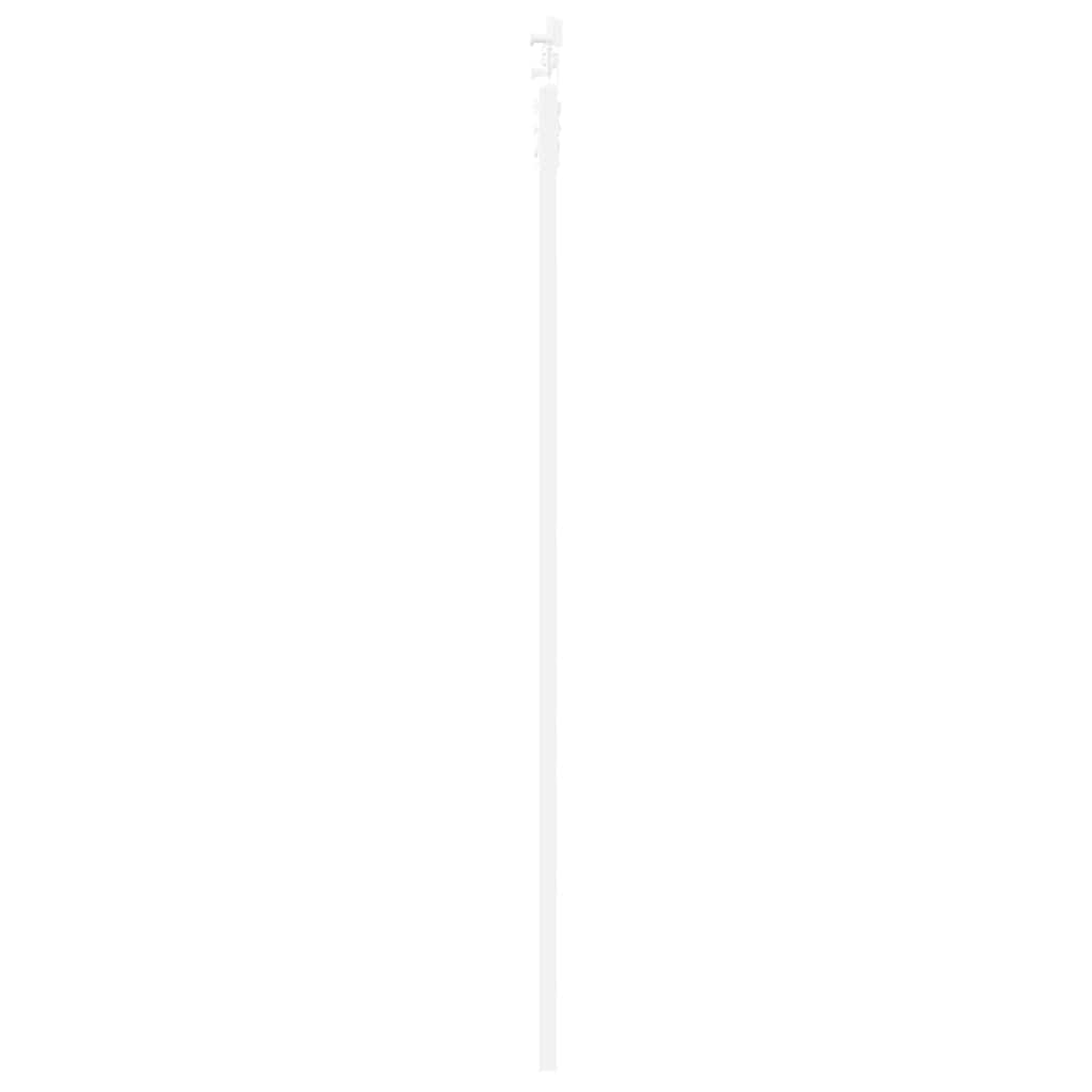 Συρόμενη Πόρτα 86 x 198,5 cm Μασίφ ξύλο πεύκου και γυαλί Λευκό - Pakobazaar