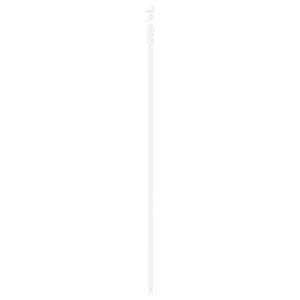 Συρόμενη Πόρτα 86 x 198,5 cm Μασίφ ξύλο πεύκου και γυαλί Λευκό - Pakobazaar