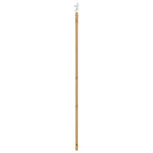 Συρόμενη Πόρτα Φυσικό 93 x 202 cm Μασίφ ξύλο πεύκου και γυαλί - Pakobazaar