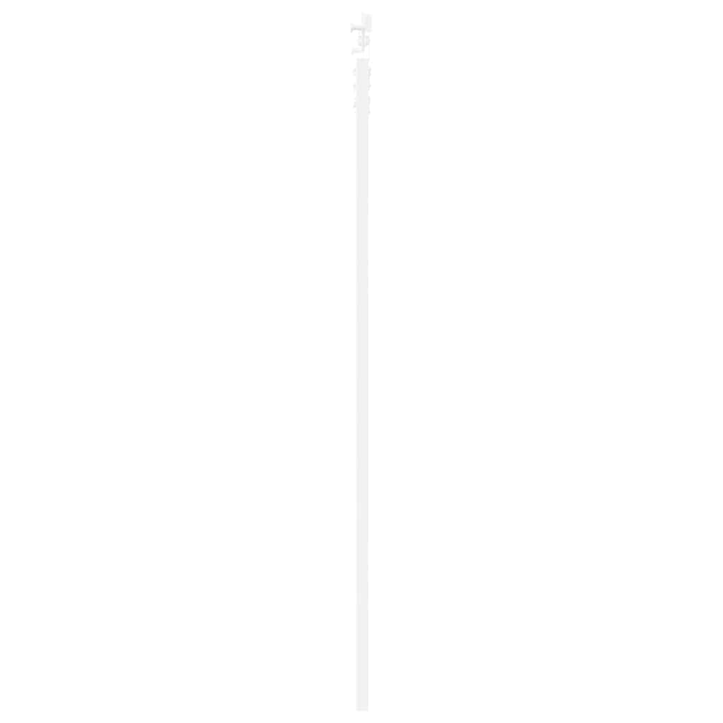 Συρόμενη Πόρτα Λευκό 93 x 202 cm Μασίφ ξύλο πεύκου και γυαλί - Pakobazaar