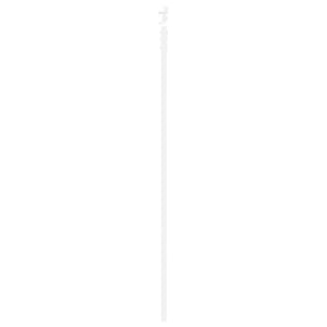Συρόμενη Πόρτα Λευκό 93 x 202 cm Μασίφ ξύλο πεύκου και γυαλί - Pakobazaar