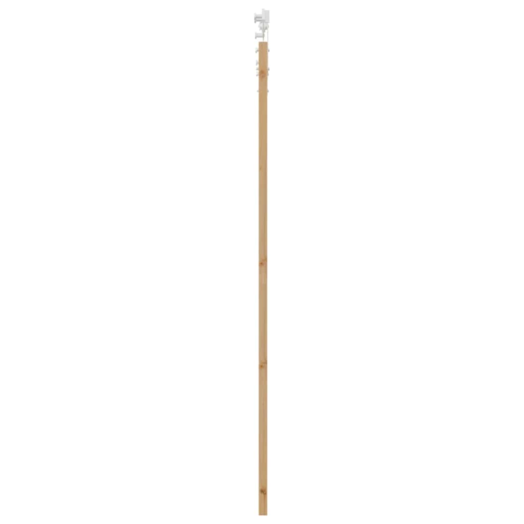 Συρόμενη Πόρτα Φυσικό 86 x 211 cm Μασίφ ξύλο πεύκου και γυαλί - Pakobazaar