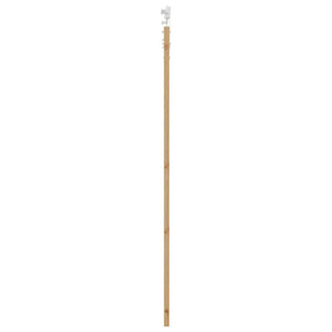Συρόμενη Πόρτα Φυσικό 86 x 211 cm Μασίφ ξύλο πεύκου και γυαλί - Pakobazaar