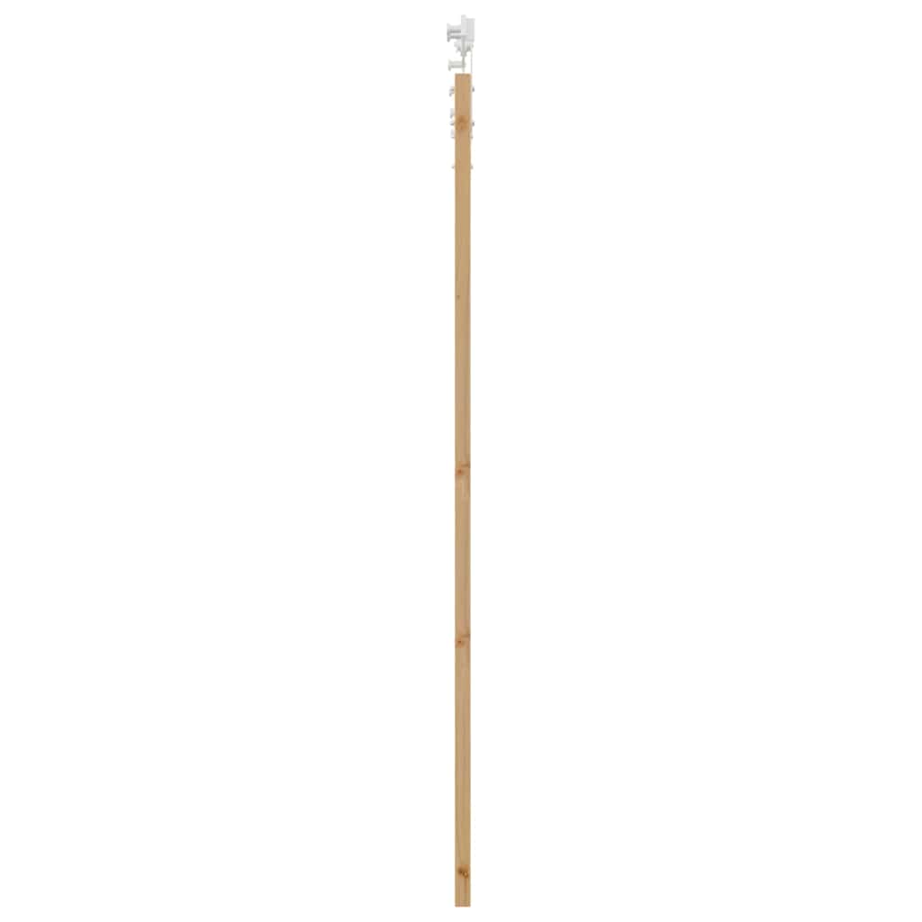 Συρόμενη Πόρτα Φυσικό 93 x 202 cm Μασίφ ξύλο πεύκου και γυαλί - Pakobazaar