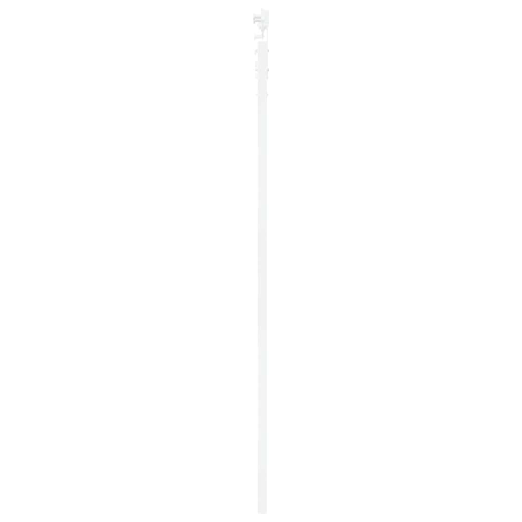 Συρόμενη Πόρτα Λευκό 93 x 202 cm Μασίφ ξύλο πεύκου και γυαλί - Pakobazaar