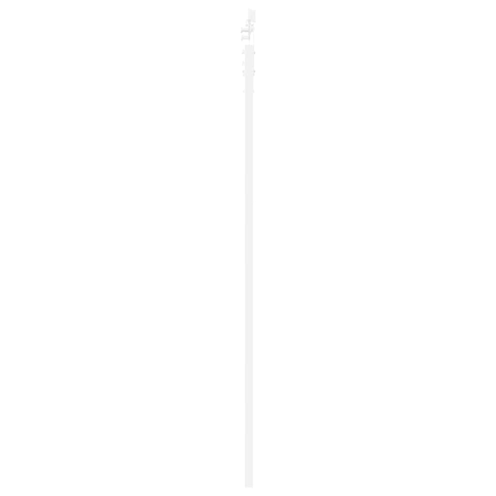 Συρόμενη Πόρτα Λευκό 86 x 198,5 cm Μασίφ ξύλο πεύκου και γυαλί - Pakobazaar