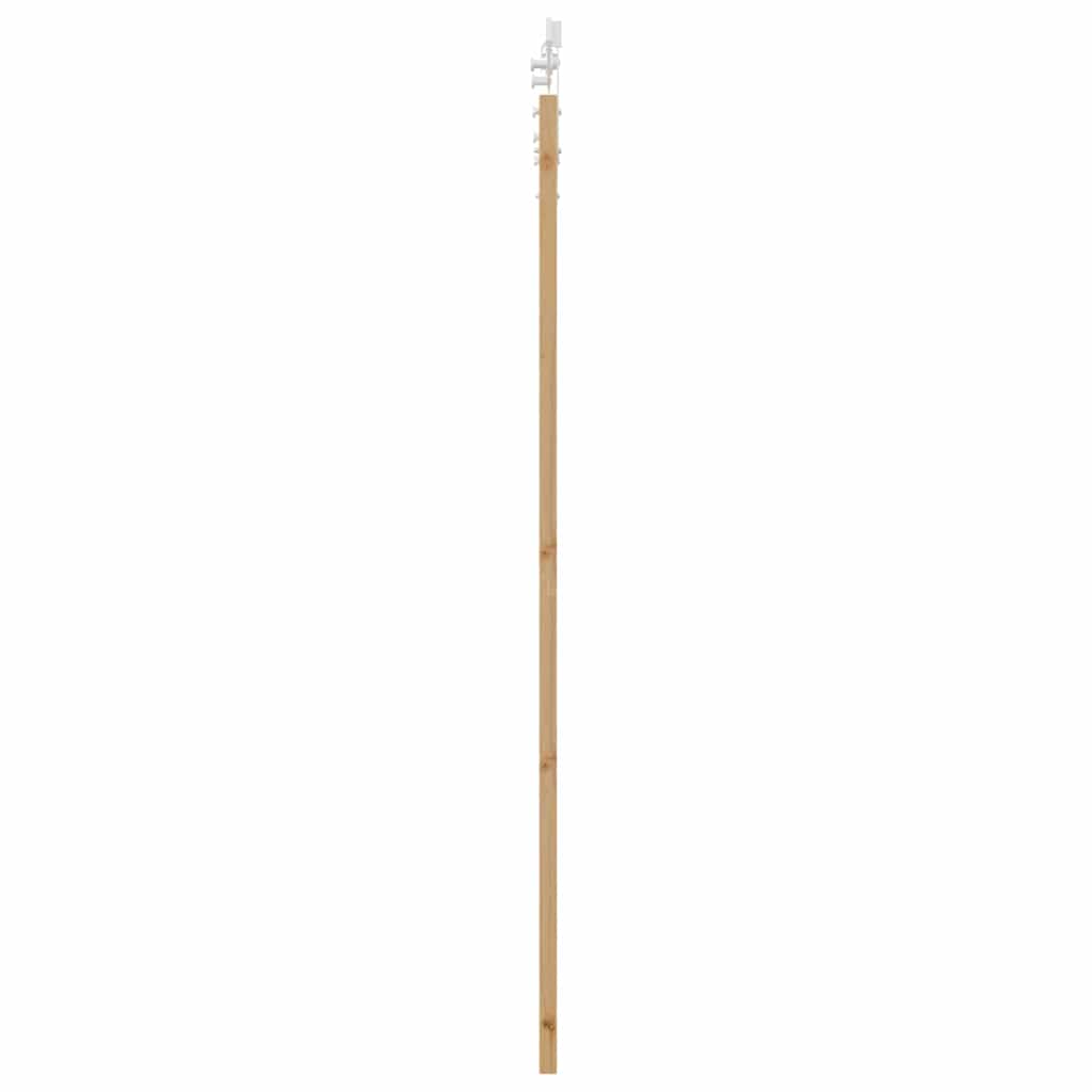 Συρόμενη Πόρτα Φυσικό 86 x 211 cm Μασίφ ξύλο πεύκου και γυαλί - Pakobazaar