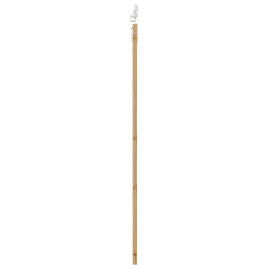 Συρόμενη Πόρτα Φυσικό 93 x 202 cm Μασίφ ξύλο πεύκου και γυαλί - Pakobazaar