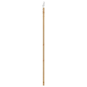 Συρόμενη Πόρτα Φυσικό 93 x 202 cm Μασίφ ξύλο πεύκου και γυαλί - Pakobazaar