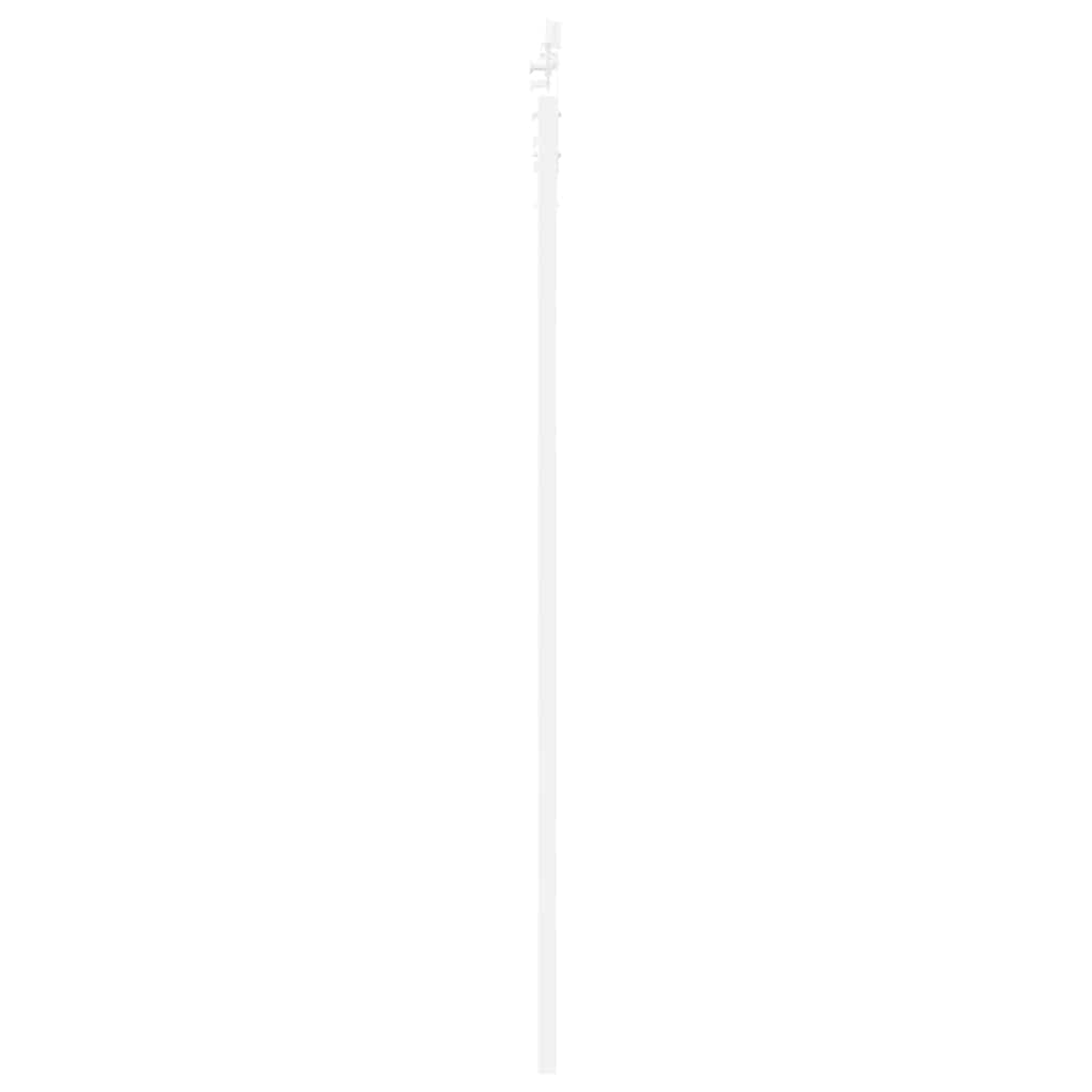 Συρόμενη Πόρτα Λευκό 93 x 202 cm Μασίφ ξύλο πεύκου και γυαλί - Pakobazaar