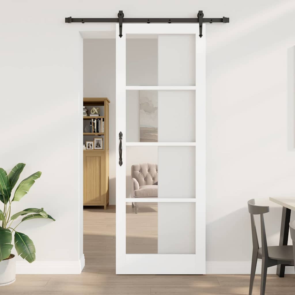 Συρόμενη Πόρτα ORKDAL Λευκό 83 x 232 εκ. - Pakobazaar