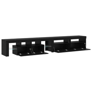 Ντουλάπι TV 3 pcs Μαύρη Οξυά 260 x 37 x 40 εκ - Pakobazaar