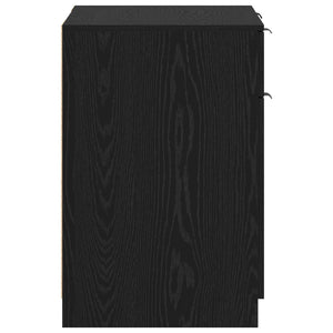 Γραφείο Μαύρη Οξυά Επεξεργασμένο Ξύλο 133 x 50 x 75 εκ