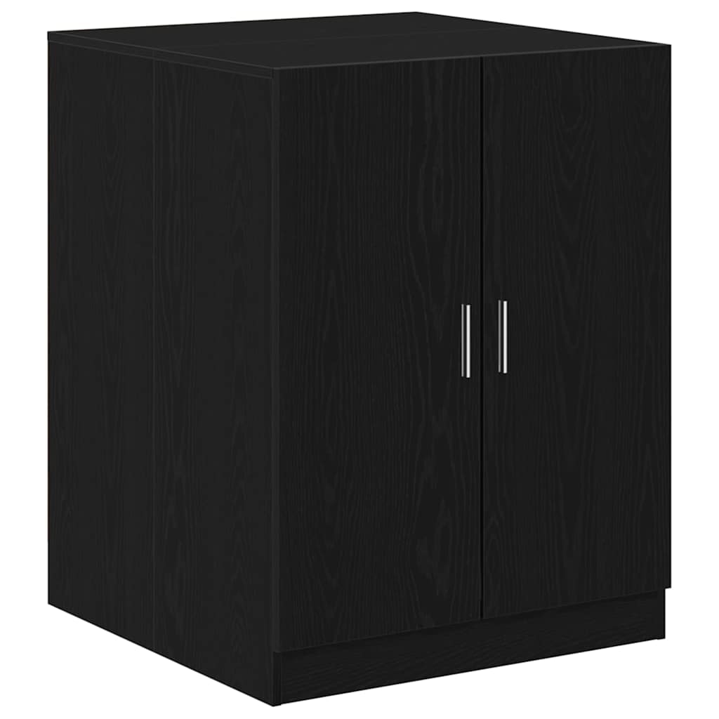 Ντουλάπα Πλυντηρίου 2 pcs Μαύρη Οξυά 70,5 x 71,5 x 181,5 εκ