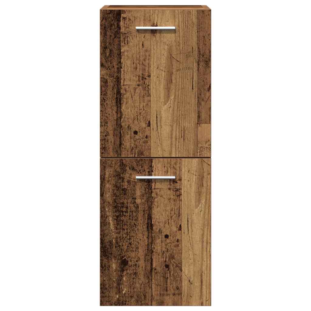 Σετ Επίπλων Μπάνιου 4 τμχ. Παλιό Ξύλο 41 x 38,5 x 46 cm - Pakobazaar