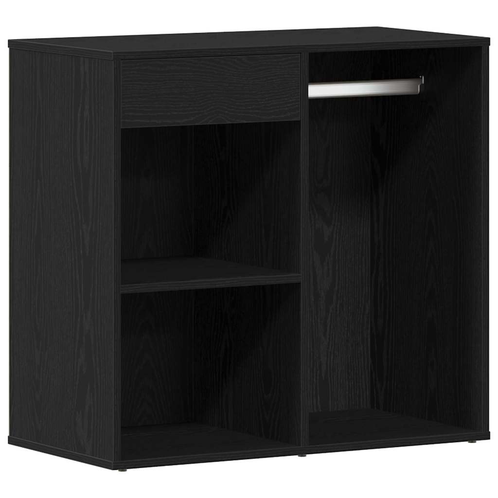 Σετ Τραπέζι Μακιγιάζ LED με ράφι Μαύρη Οξυά 140 x 40 x 140 εκ - Pakobazaar