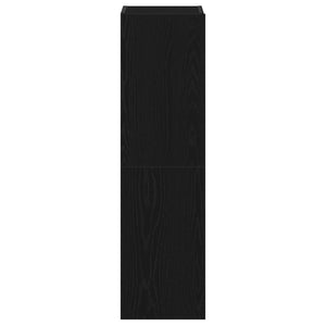 Σετ επίπλου τηλεόρασης 4 pcs Μαύρη Οξυά 130,5 x 30 x 140 εκ - Pakobazaar