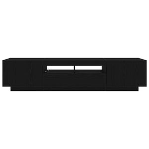 Σετ επίπλου τηλεόρασης Επιτοίχιο 2 pcs Μαύρο 180 x 35 x 40 εκ - Pakobazaar