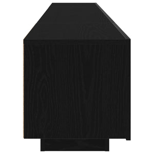 Σετ επίπλου τηλεόρασης Επιτοίχιο 2 pcs Μαύρο 200 x 35 x 40 εκ. - Pakobazaar