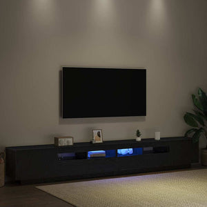 Σετ επίπλου τηλεόρασης Επιτοίχιο 3 pcs Μαύρο 260 x 35 x 40 εκ - Pakobazaar