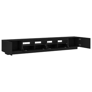 Σετ επίπλου τηλεόρασης Επιτοίχιο 3 pcs Μαύρο 260 x 35 x 40 εκ - Pakobazaar