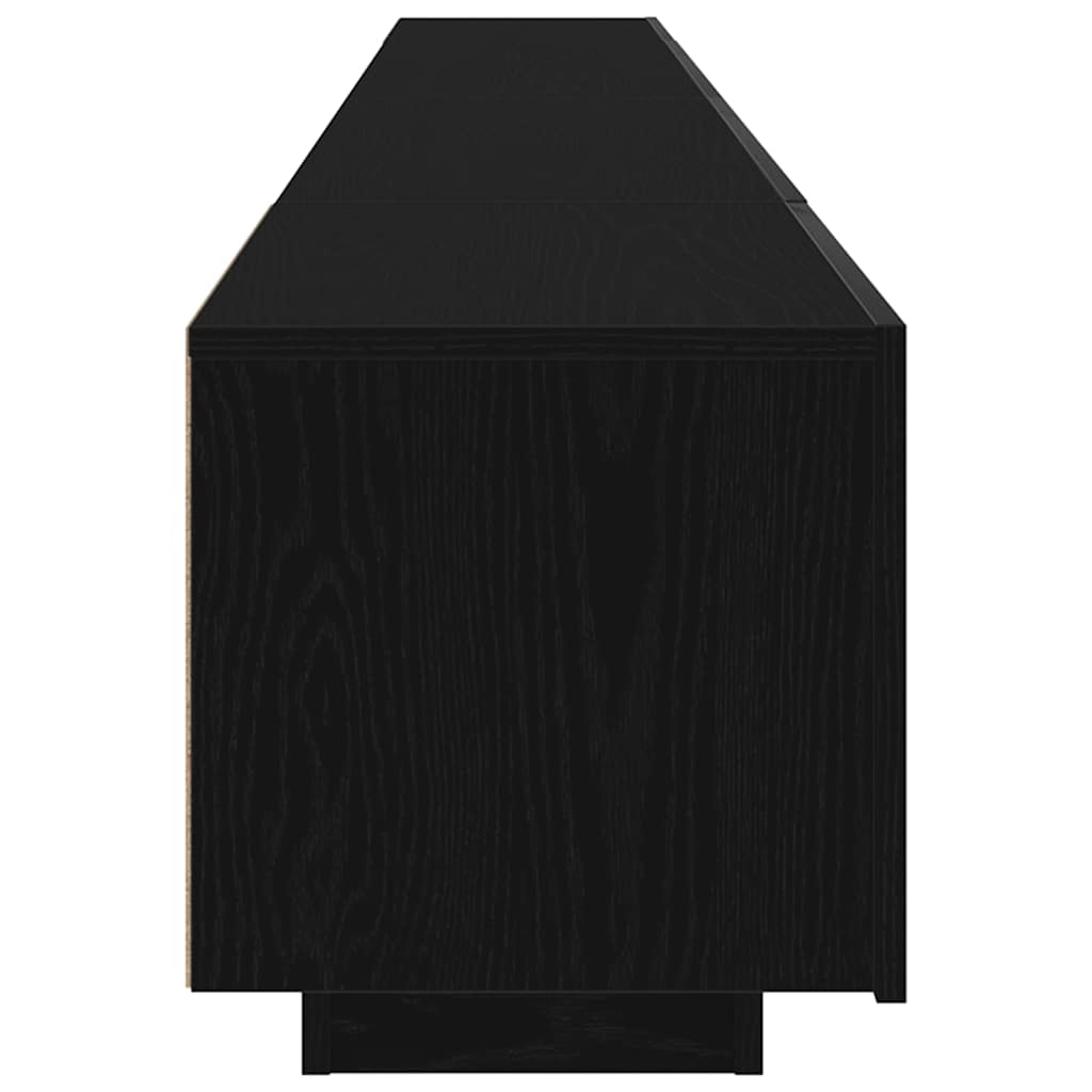 Σετ επίπλου τηλεόρασης Επιτοίχιο 3 pcs Μαύρο 260 x 35 x 40 εκ - Pakobazaar