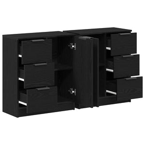 Πλαϊνό γραφείο Μαύρη Οξυά 120 x 30 x 70 cm Επεξεργασμένο ξύλο - Pakobazaar