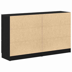 Πλαϊνό γραφείο Μαύρη Οξυά 120 x 30 x 70 cm Επεξεργασμένο ξύλο - Pakobazaar