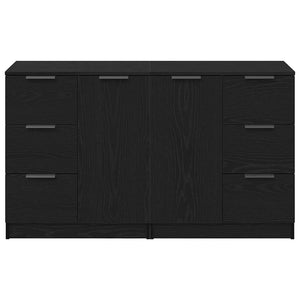 Πλαϊνό γραφείο Μαύρη Οξυά 120 x 30 x 70 cm Επεξεργασμένο ξύλο - Pakobazaar