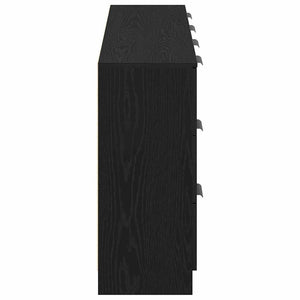 Πλαϊνό γραφείο Μαύρη Οξυά 120 x 30 x 70 cm Επεξεργασμένο ξύλο - Pakobazaar