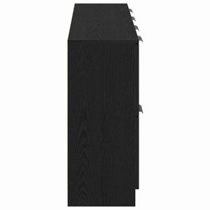 Πλαϊνό γραφείο 2 pcs Μαύρη Οξυά 60 x 30 x 70 εκ. - Pakobazaar