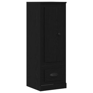 Βιβλιοθήκη Μαύρη Οξυά 132 x 35.5 x 103.5 εκ Επεξεργασμένο Ξύλο