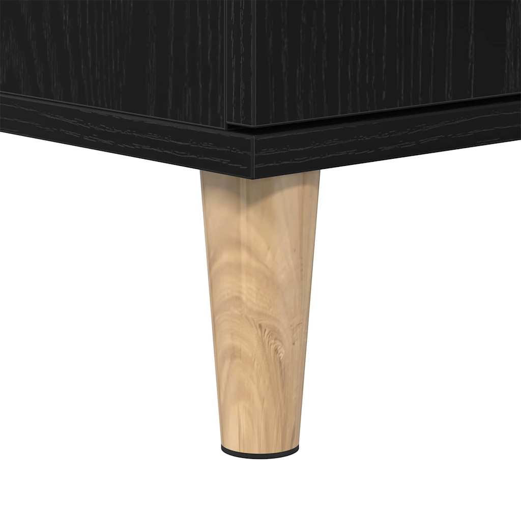 Σετ Επίπλων Μπάνιου Επιτοίχιο με αποθήκευση 3 pcs Μαύρη Οξυά