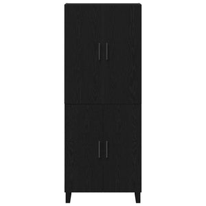 Highboard 2 τμχ. Μαύρη δρυς 69,5 x 34 x 180 εκ.