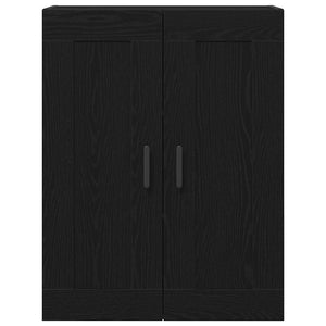 Highboard 2 τμχ. Μαύρη Οξυά 69,5 x 34 x 180 εκ.