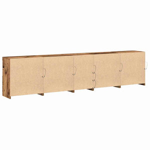 Πλευρικό Τραπέζι LED Παλιό ξύλο 283 x 37 x 67 εκ - Pakobazaar
