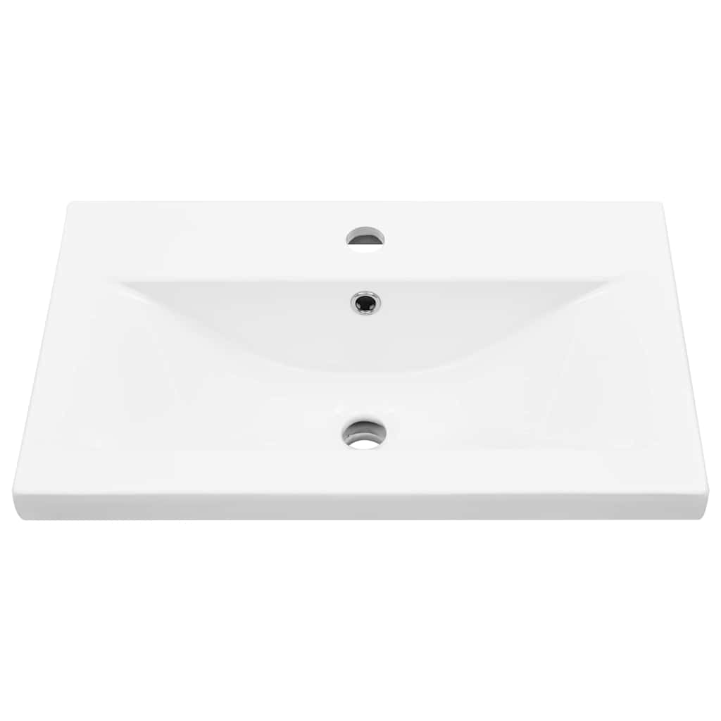 Ντουλάπα Νιπτήρα Mπάνιου Μαύρη Οξυά 60 x 39 x 62 εκ.