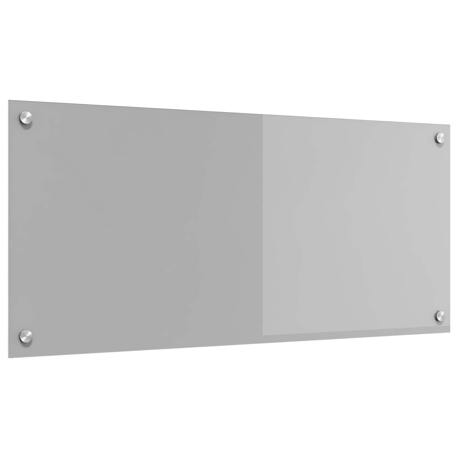 Πίσω Πάνελ Κουζίνας Ανοιχτό γκρι 90 x 40 cm σκληρυμένο γυαλί - Pakobazaar