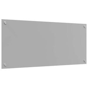 Πίσω Πάνελ Κουζίνας Ανοιχτό γκρι 90 x 40 cm σκληρυμένο γυαλί - Pakobazaar